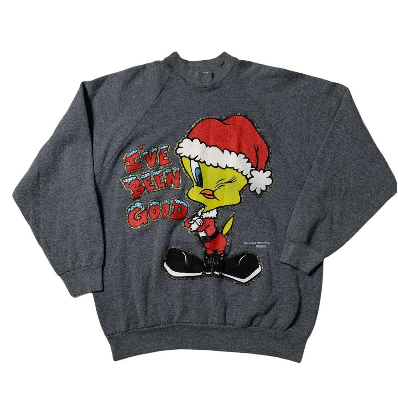 1994 Vintage Looney Tunes Tweety Bird Christmas Sweater - Etsy Sweden