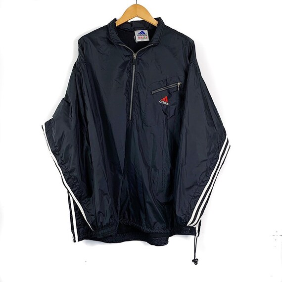 adidas pullover rain jacket