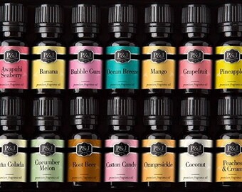 SALE!! New Scents added!! P&J Scents - 10ML Bottles --- Slime scents and Bath Bomb Scents!!