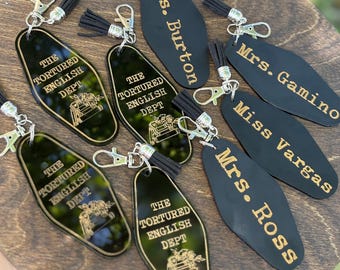 Tortured Poets Department Inspired Keychain