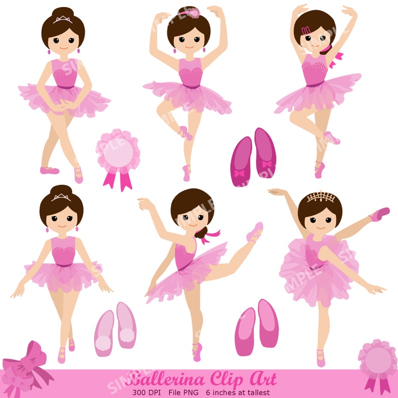 Ballerina Clipart,ballerina Clipart PNG, Ballet Clipart, Ballerinas ...