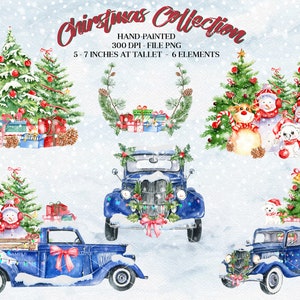Christmas Clipart Collection,Christmas Clipart Collection,Collection Santa,Reindeer,Penguin,Snowman,Gift,Snowflake,Holiday Clipart | WCCC_05