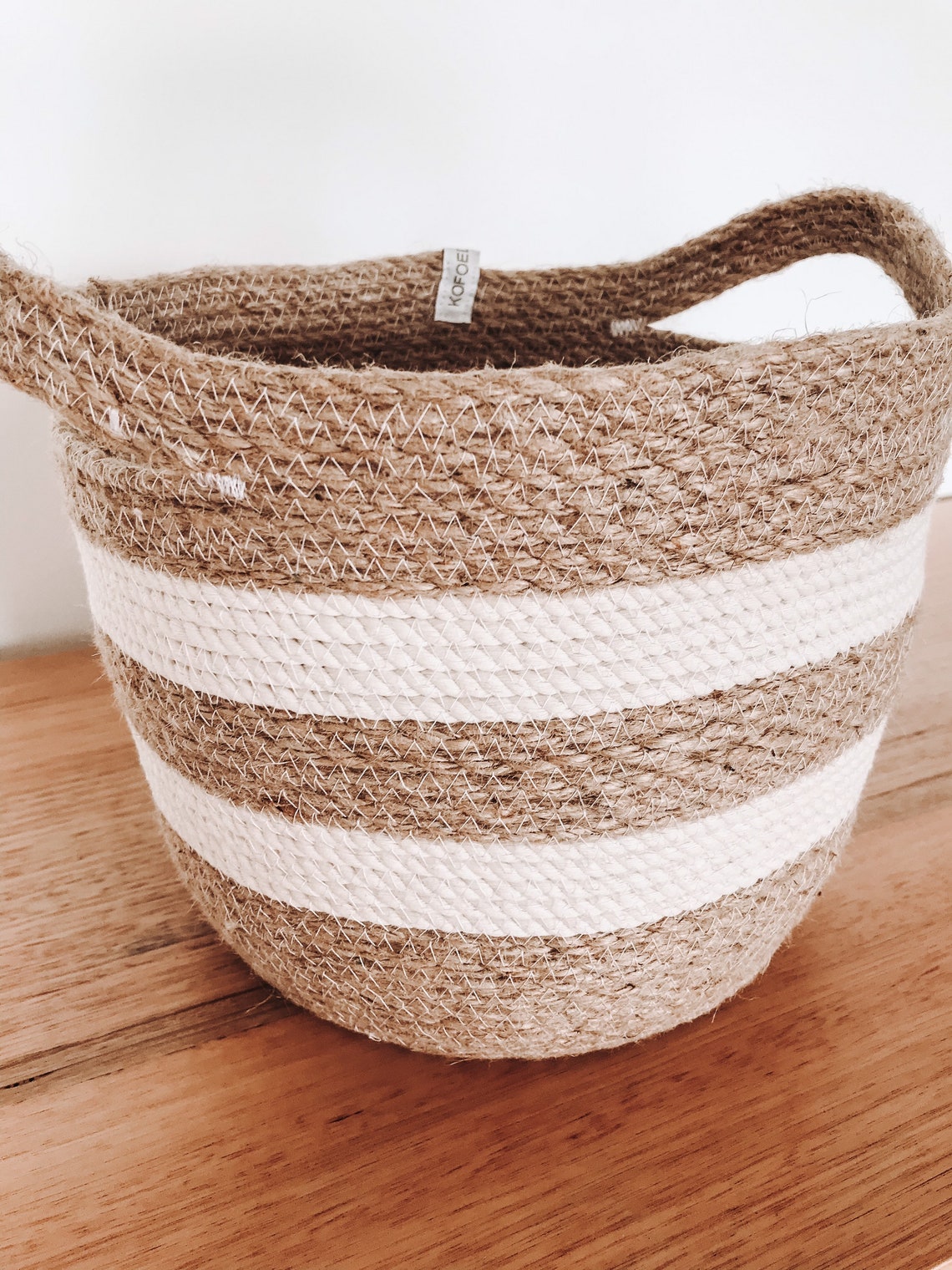 Coastal Hampton Rope Baskets Gift Ideas Table Decor Home Decor Etsy