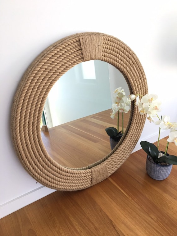 Large 80cm 31 4inch Hampton Nautical Themed Round Rope 80cm 31 4inch Hampton Nautical Themed