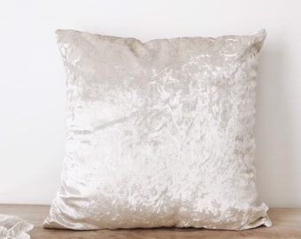 Coastal Hampton Designer Decor Cushion Cover Decorative Shimmer Natural White Cushion Cover 46cm x 46cm