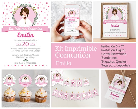 First Holy Communion Bundle Personalized First Communion - Etsy