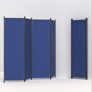 4 Panels Folding Room divider 88" x 67.5" 3 different color privacy screen room partition for indoor outdoor use