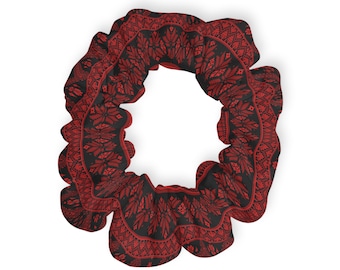 Palestine Tatreez Scrunchie