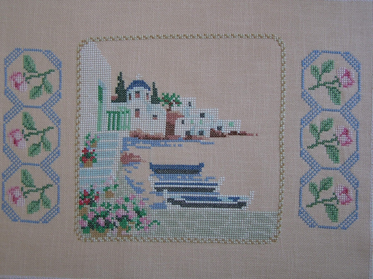 Broderie Santorin Saumon