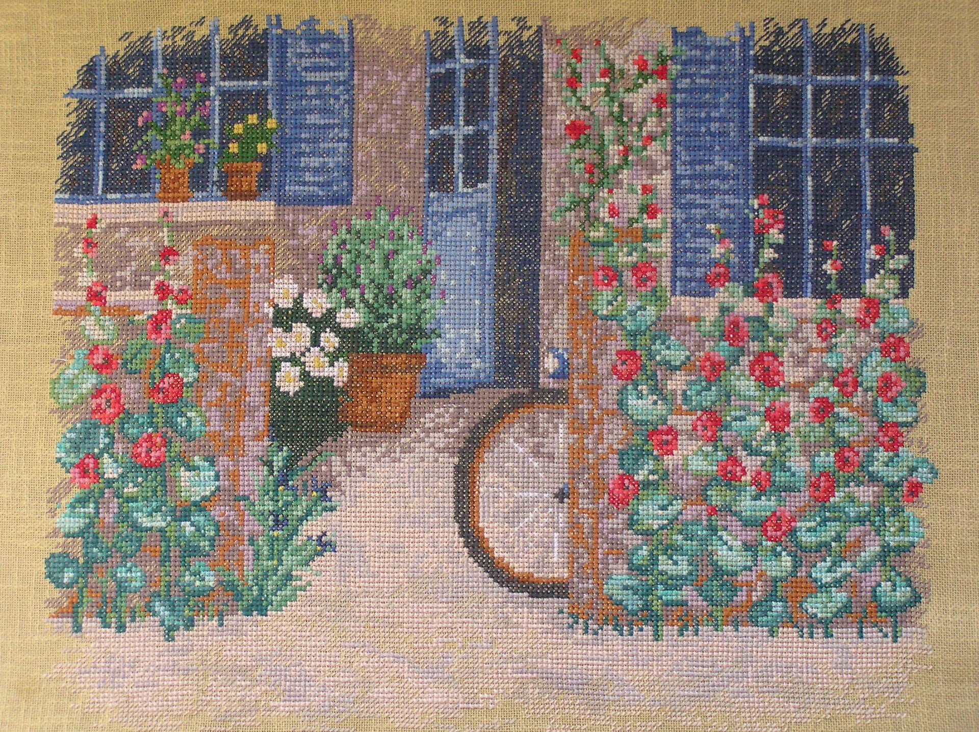 Broderie Tableau de Maître Au Point Croix