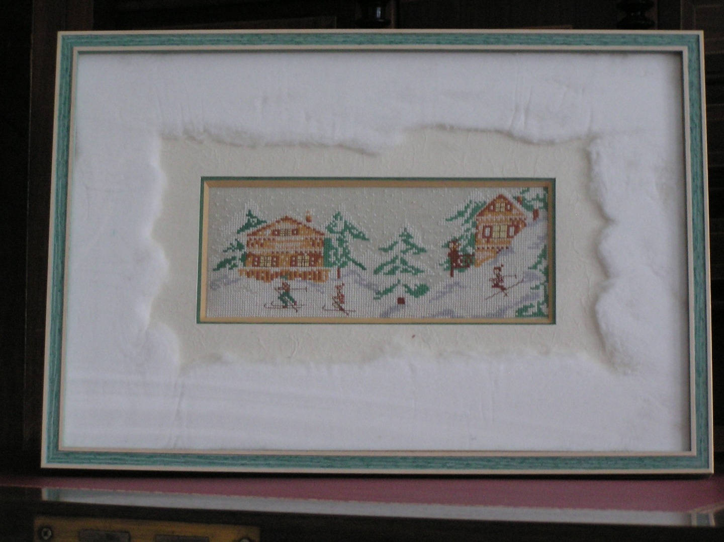 Encadrement Neige Blanc