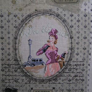 Elegant beige embroidery