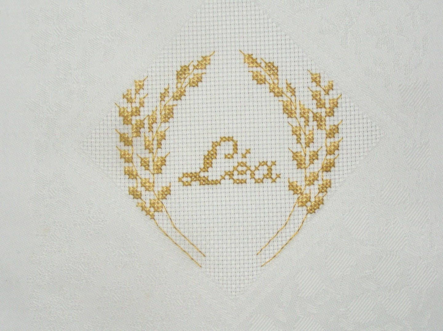 Broderie Sigle Léa