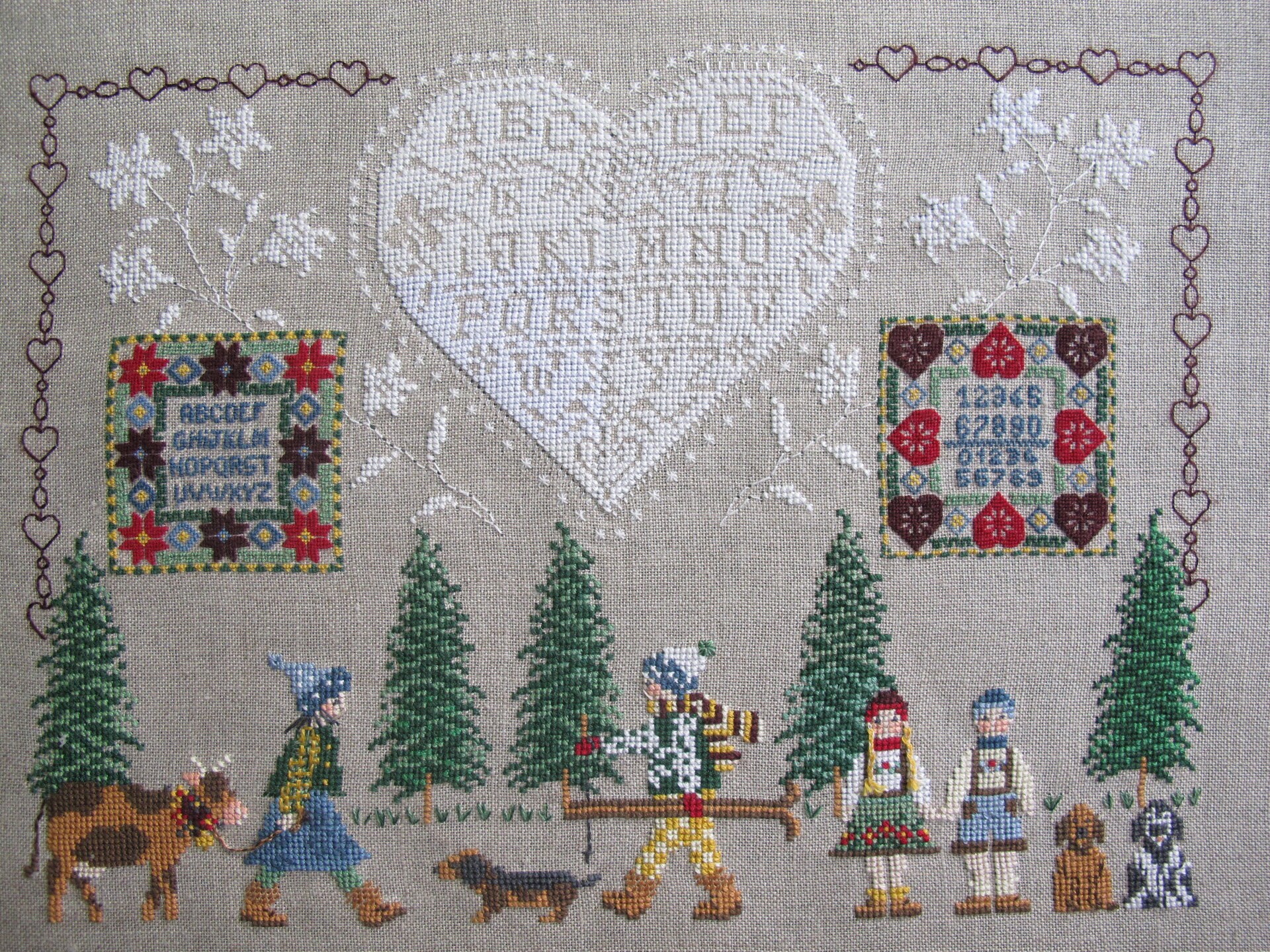 Broderie Fine Les Petits Tyroliens