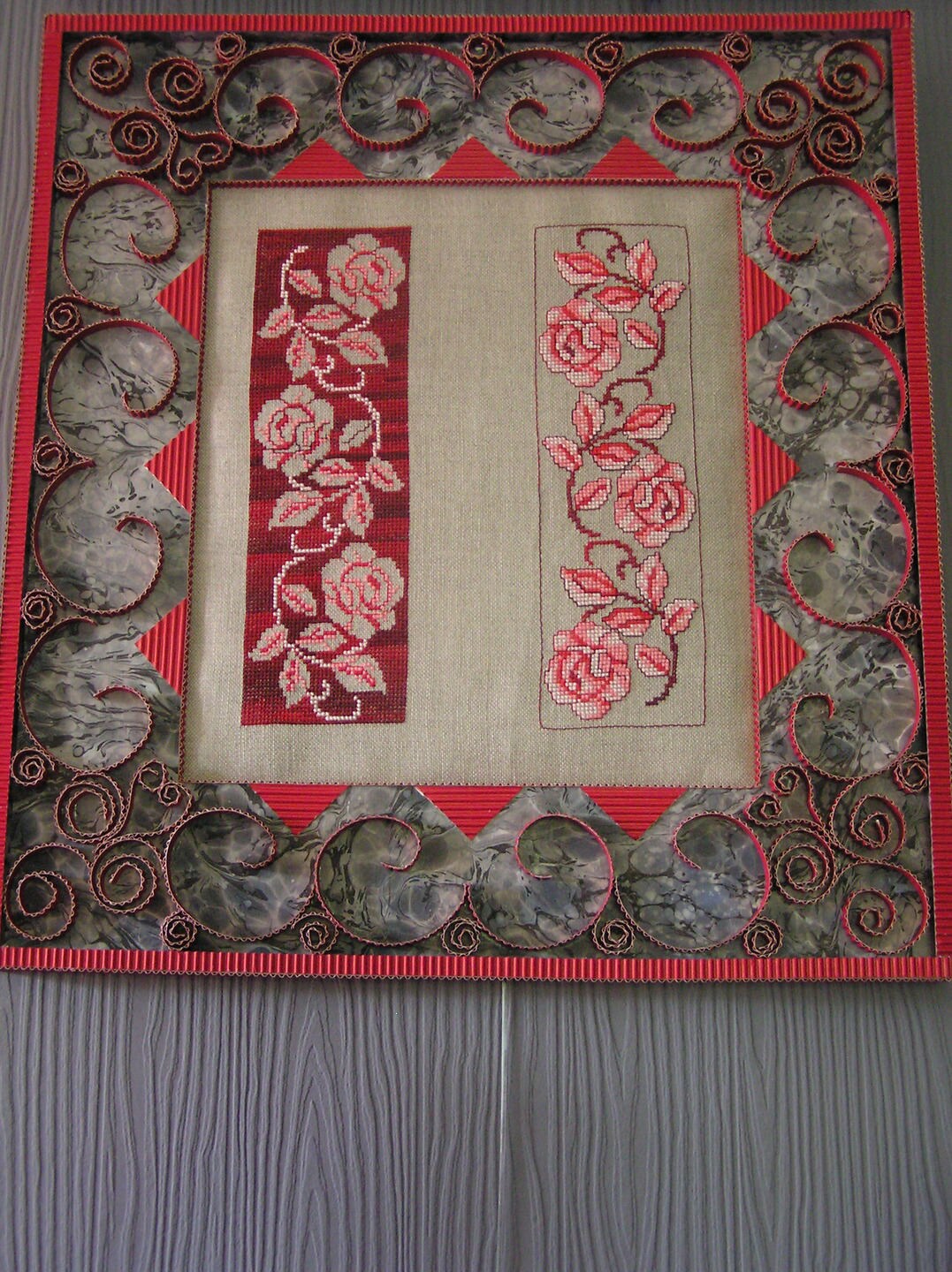 Encadrement Positif et Négatif Au Point de Croix