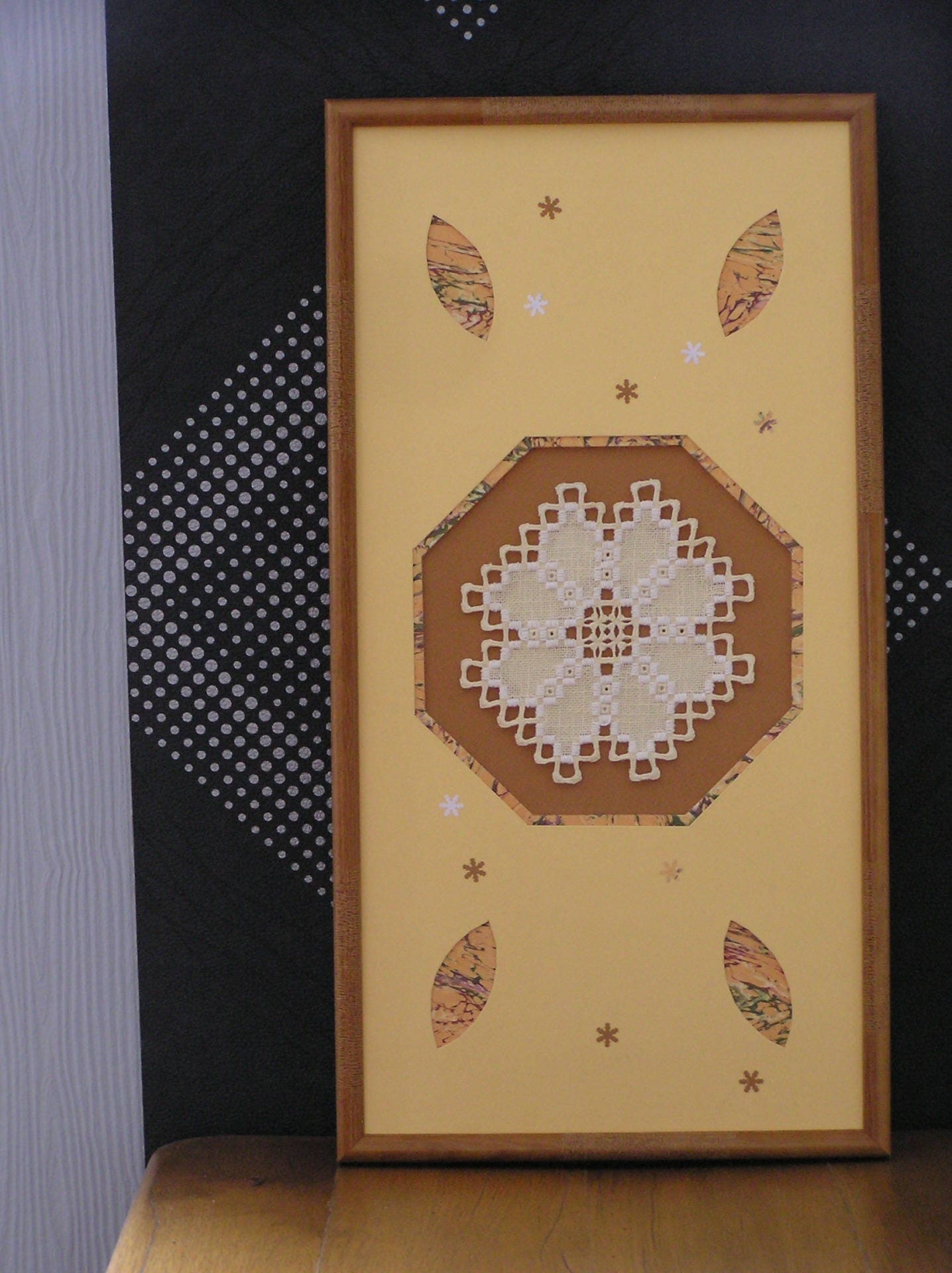 Encadrement Broderie Hardanger