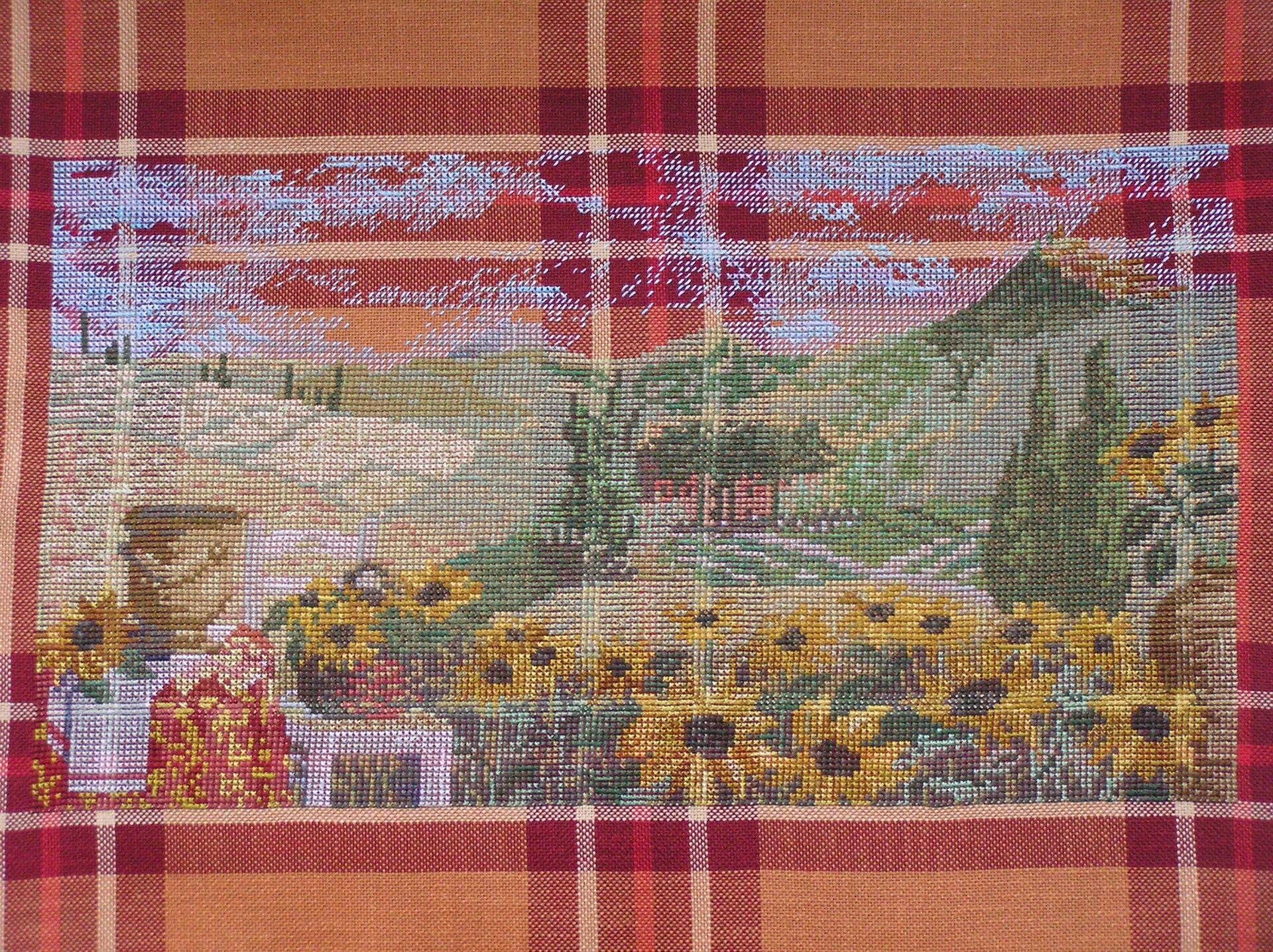 Broderie La Provence Au Point de Croix