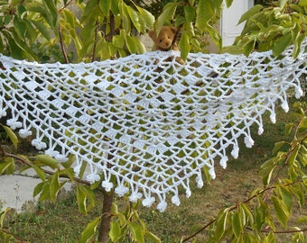 Chale Au Crochet Bebe Etsy