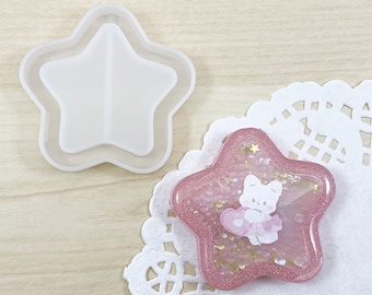 Star Shaker Charm Silicone Mold | Shaker Charm UV Resin Mold with Film