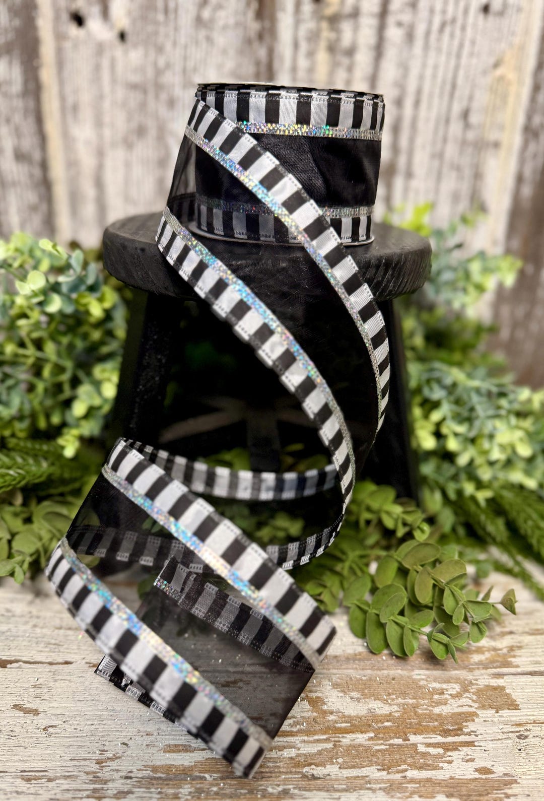 Halloween Ribbon, Ribbon for Wreaths, Designer Ribbon, 2.5