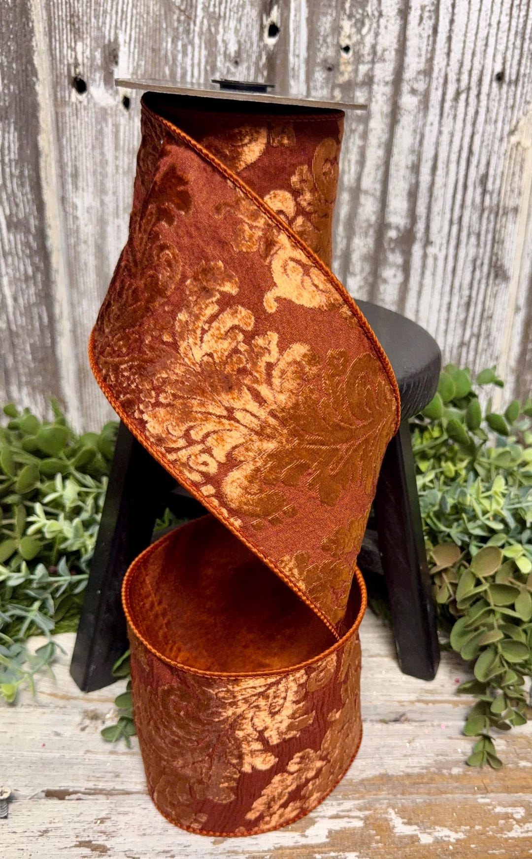 Expensive Fall Ribbon Ribbon for Wreaths, Designer Ribbon, 4