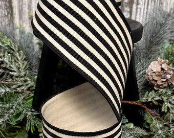 10 YARDS, Ribbon for wreaths, Designer ribbon, 4" ribbon, Christmas ribbon,Farmhouse or fall ribbon,  Luxury ribbon,