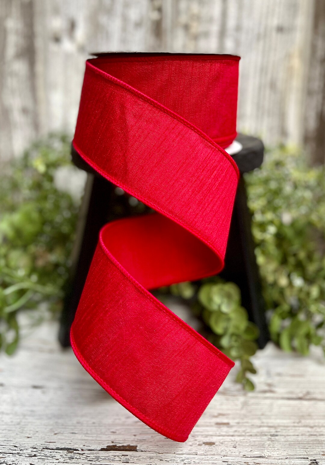 Ribbon, 10 YD ROLL, Ribbon for Wreaths, Farrisilk Ribbon, 2.5