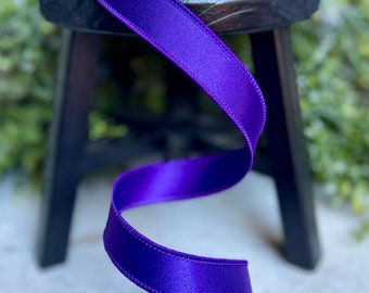 Efavormart 10 Yards  Dusty Blue 1 Velvet Single Faced Ribbon Spool, DIY  Craft Supplies, Velvet & Nylon Ribbon Roll 