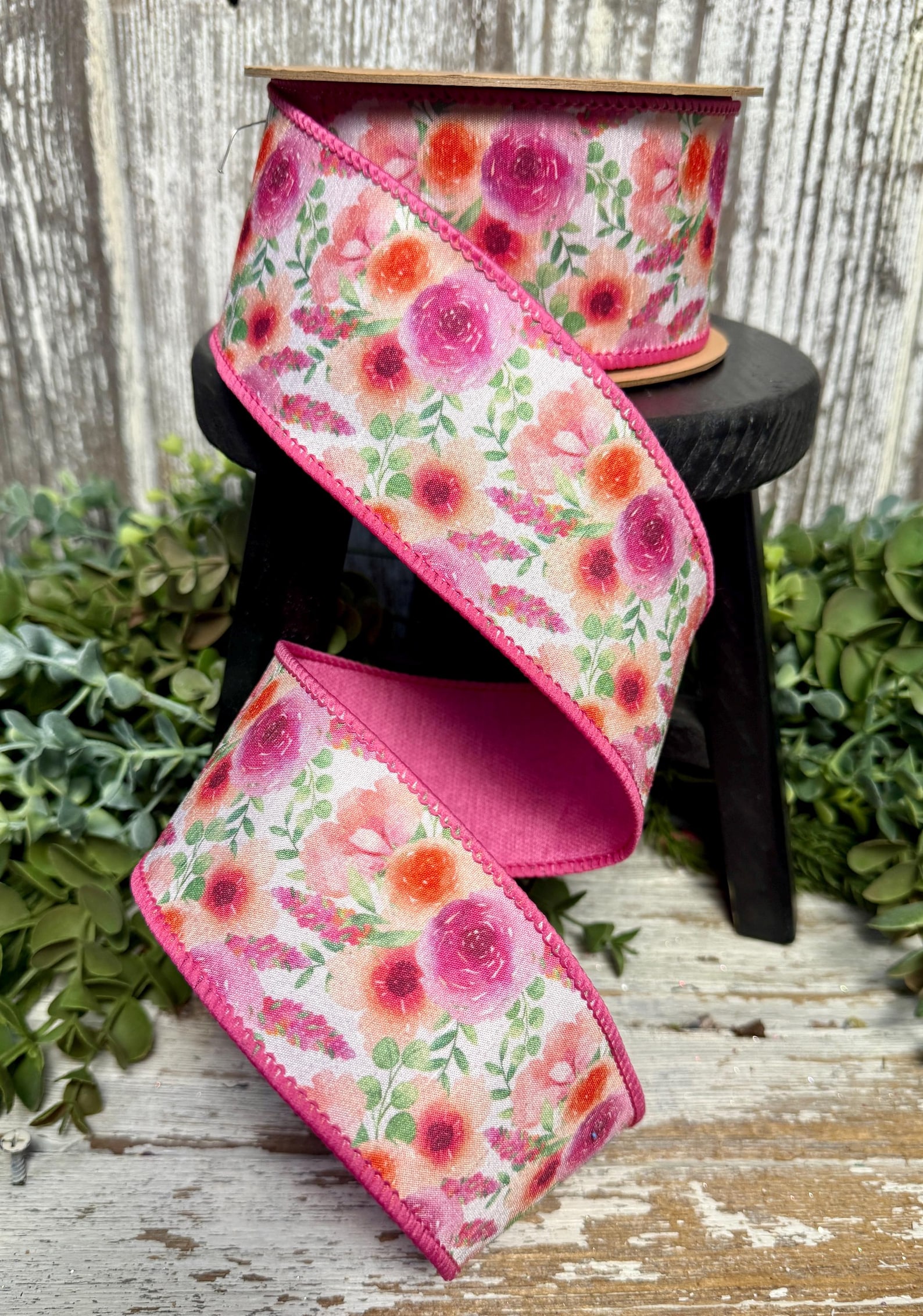 Ribbon for Wreaths, Designer Ribbon, 2.5