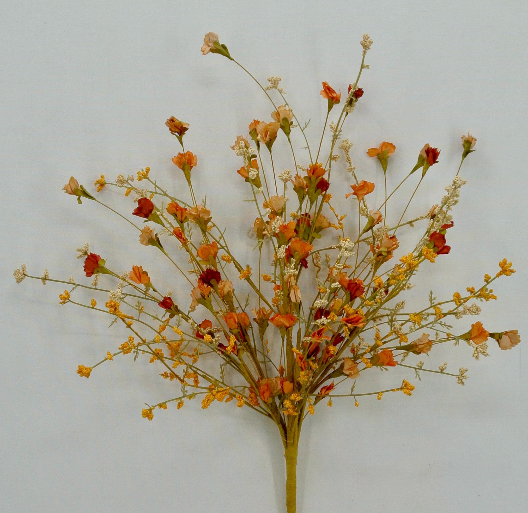 botanical swag wild flowerＡ Amazon.com: MOTUZP 15.7inch Floral Swag, White Mixed Spring
