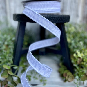 Ribbon, Ribbon for wreaths, Narrow ribbon, 7/8"" ribbon, Spring ribbon, wired ribbon, wreath supplies, Dupion ribbon, 10 yards