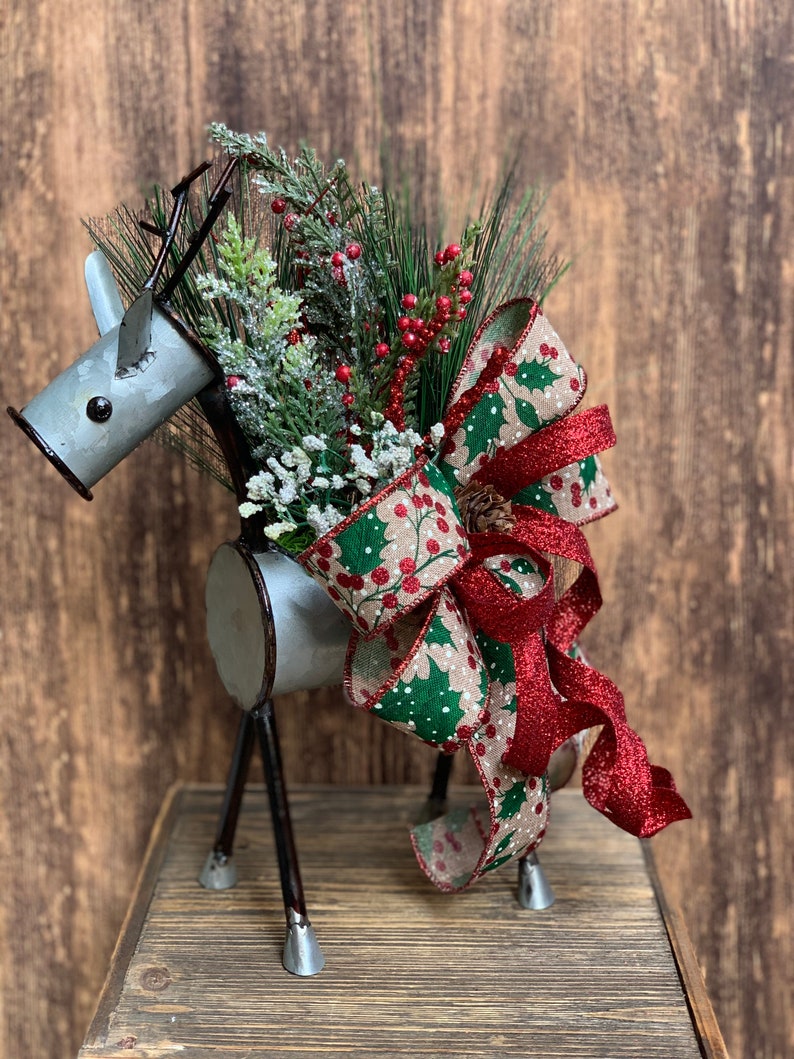 Christmas decor reindeer decoration Christmas table decor  Etsy