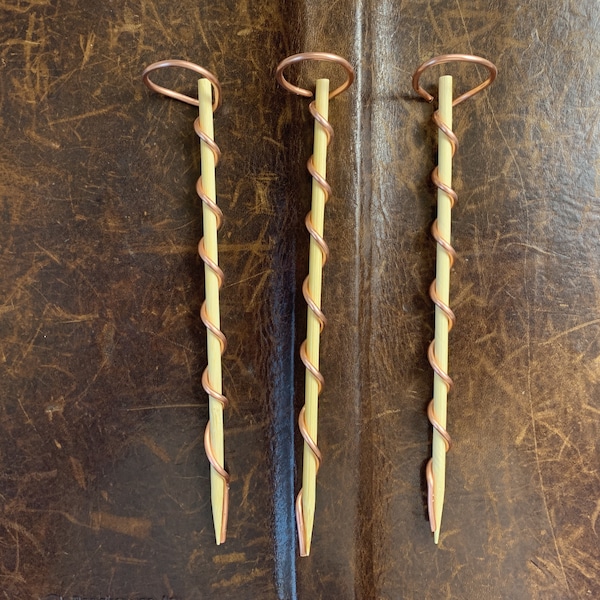 Copper Garden Antenna Etsy