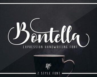 Fonts Download font Swirly Font Script Font Digital download swash font Cricut font calligraphy font wedding font bundle