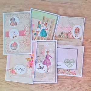 6 Cartes "House of Roses" pour toutes occasions (lot 1)