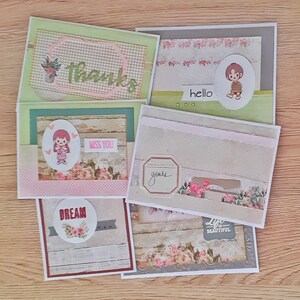 6 Cartes "House of Roses" pour toutes occasions (lot 4)