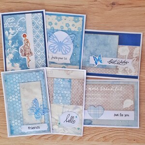 6 Cartes "Flower Garden" pour toutes occasions