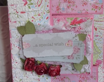 Carte romantique "A Special Wish"
