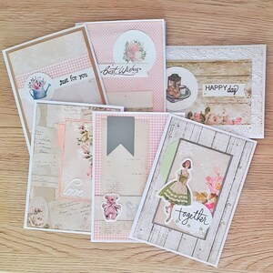 6 Cartes "House of Roses" pour toutes occasions (lot 2)