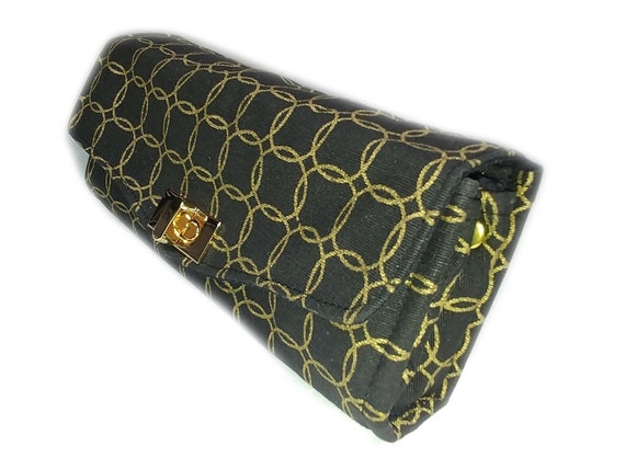 gold circle clutch