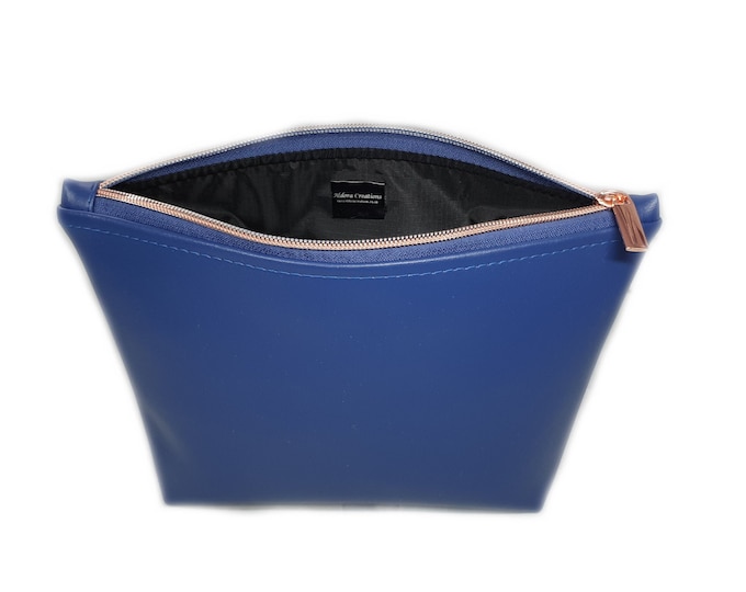 Blue Cosmetic Bag Accessory Bag Makeup Bag Makeup Pouch Etsy