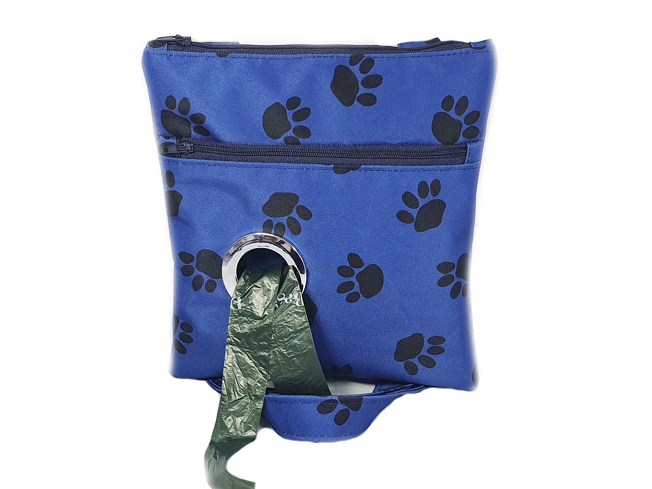 Blue Paw Print Cordura Dog Walking Bag Dog Walking Bag Dog Etsy UK