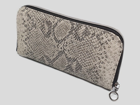 Large snakeskin wallet