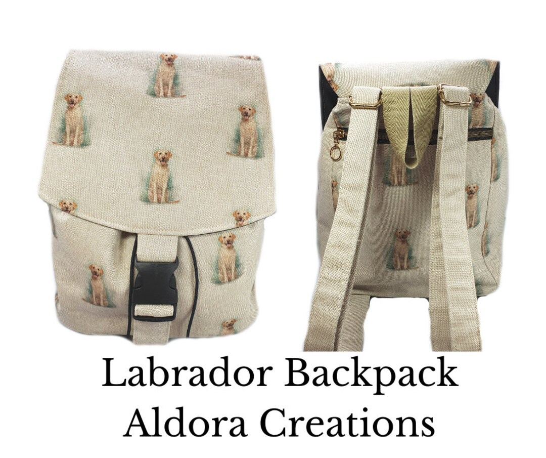 Dog Backpack Labrador Backpack Backpacks Drawstring Bag Etsy UK