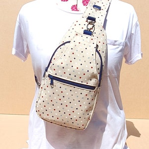 Canvas Sling Backpack, Backpack, Canvas Backpack, Holiday Backpack, Weekend Backpack, Unisex Bag, Unisex Backpack, Canvas Bag