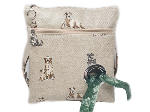Oilcloth Dog Walking Bag 2024 leadctr
