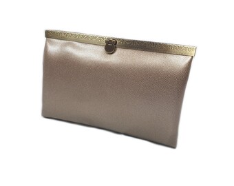 bronze evening bags clutches
