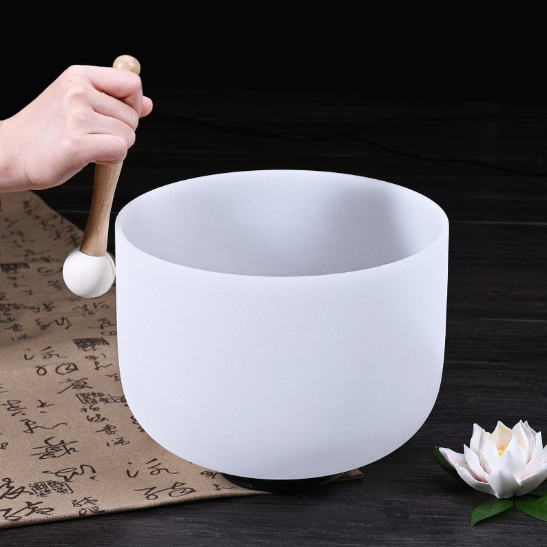 8 Quartz Crystal Singing Bowl 440 Hz Tuning Etsy