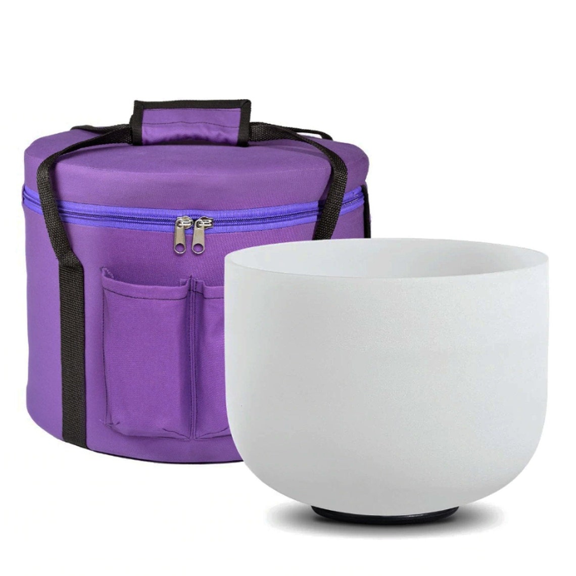 8 440 Hz Quartz Crystal Singing Bowl Size Carrier Bag Etsy