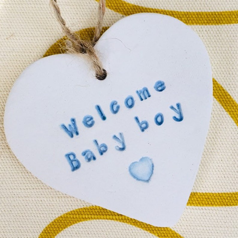 Personalised New Baby Gift Tag Etsy